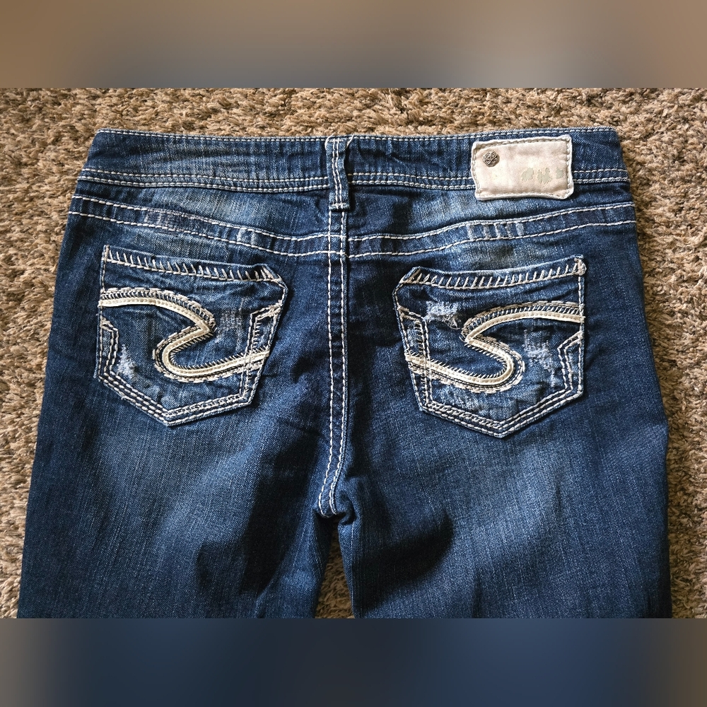 Women's Silver Blue Jeans